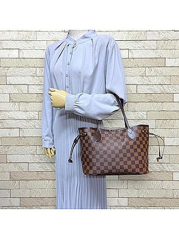 Louis Vuitton Louis Vuitton Neverfull PM Damier Tote Bag, Canvas N41359, Brown, Women's, LOUIS VUITTON, Used (view 2)