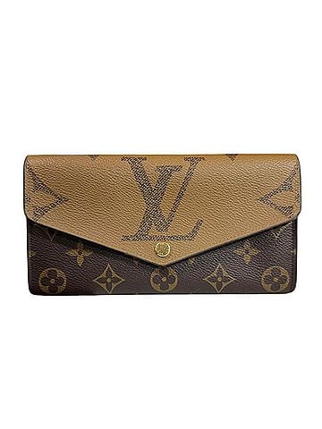 Louis Vuitton Louis Vuitton Portefeuille Sarah Monogram Giant Reverse Long Wallet, Canvas M80726, Women's, Pre-owned. (view 1)