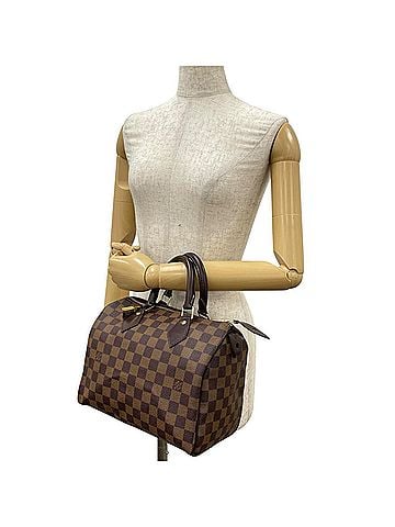 Louis Vuitton Louis Vuitton Speedy 25 Damier Handbag, Canvas N41365, Brown, Women's, LOUIS VUITTON, Used (view 2)