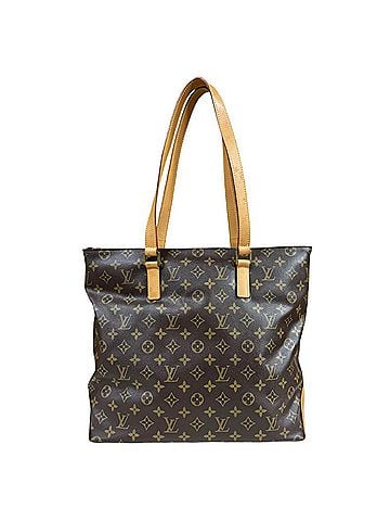 Louis Vuitton Louis Vuitton Cabas Mezzo Monogram Tote Bag, Canvas M51151, Brown, Women's, LOUIS VUITTON, Used (view 1)