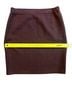 St. John Print Brown Black Formal Skirt Size 14 - photo 8