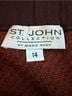 St. John Print Brown Black Formal Skirt Size 14 - photo 4