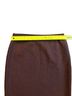 St. John Print Brown Black Formal Skirt Size 14 - photo 7