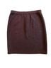 St. John Print Brown Black Formal Skirt Size 14 - photo 2