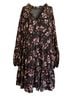 CeCe Floral Black Pink Casual Dress Size XS - photo 1