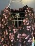 CeCe Floral Black Pink Casual Dress Size XS - photo 6