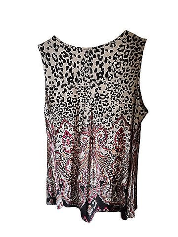 Roz & Ali Sleeveless Blouse (view 2)
