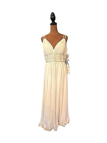 OC by Oleg Cassini Goddess Beaded Cocktail Dress (view 1)