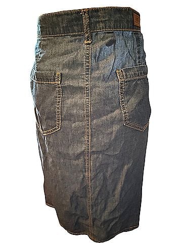 ABS Denim Skirt (view 2)