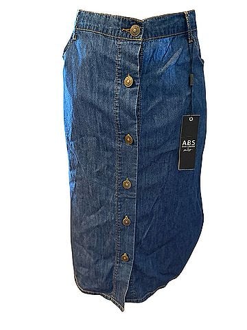 ABS Denim Skirt (view 1)