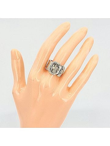 Hermès Hermes Diane Ring for Men and Women, Vintage, Sterling Silver 925, Approx. 13.5g (view 2)