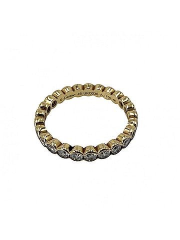 Cartier Cartier Broderie de Women's Ring, Au750 18K Yellow Gold, Diamond, Approx. 2.0g (view 1)