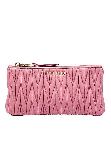 Miu Miu Matelasse Nappa Clutch (view 1)