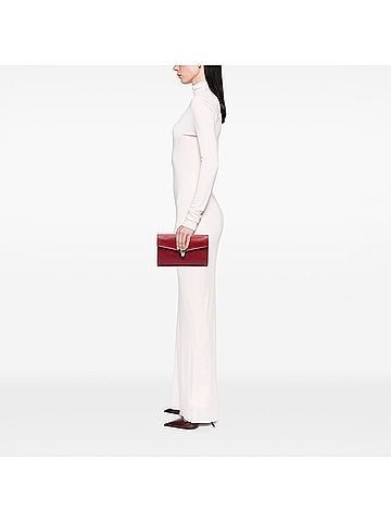 Prada Saffiano Envelope Pushlock Clutch (view 2)