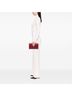 Prada 100% Leather Red Saffiano Envelope Pushlock Clutch One size - photo 2
