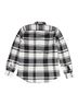 Frank & Eileen Plaid Black White Long Sleeve T-Shirt Size M - photo 2