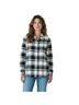 Frank & Eileen Plaid Black White Long Sleeve T-Shirt Size M - photo 1