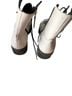Schutz 100% Leather White Boots Size 7 - photo 2