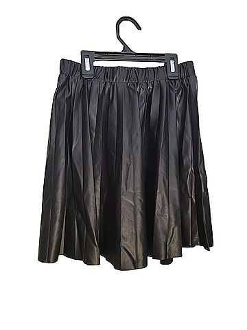 Zara Faux Leather Skirt (view 2)