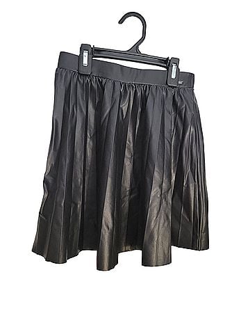 Zara Faux Leather Skirt (view 1)