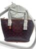 Coach Print Multi Color Brown Burgundy Leather Tote One size - photo 2