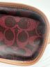 Coach Print Multi Color Brown Burgundy Leather Tote One size - photo 7