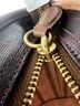 Coach Print Multi Color Brown Burgundy Leather Tote One size - photo 10