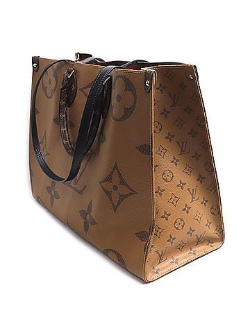 Louis Vuitton LOUIS VUITTON OnTheGo GM Tote Bag, Monogram Giant Reverse, Brown, M45320, Men's &amp; Women's (view 2)
