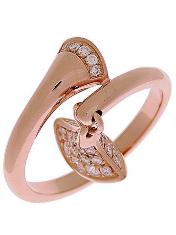 Bvlgari Bvlgari Diva Dream Diamond Women's Ring 351032 750 Pink Gold (view 1)