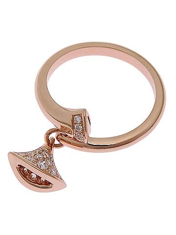 Bvlgari Bvlgari Diva Dream Diamond Women's Ring 351032 750 Pink Gold (view 2)