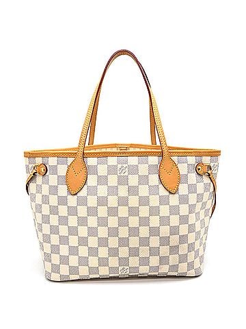 Louis Vuitton Louis Vuitton Neverfull PM Women's Tote Bag N41362 (Discontinued) Damier Azur White (view 2)