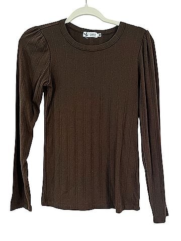 Carve Designs Ever Rib Long Sleeve Blouse (view 1)