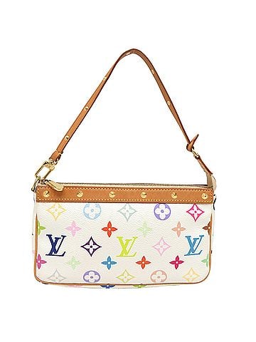 Louis Vuitton Louis Vuitton Pochette Accessoires Women's Pouch M92649 (Discontinued) Monogram Multicolor White (view 1)