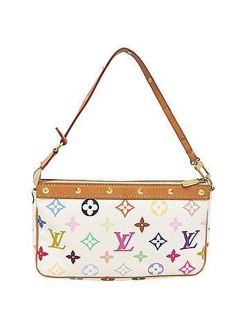Louis Vuitton Louis Vuitton Pochette Accessoires Women's Pouch M92649 (Discontinued) Monogram Multicolor White (view 2)