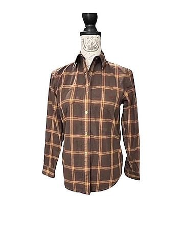 Lauren by Ralph Lauren Western Plaid Long Sleeve Button-Down Shirt (view 1)