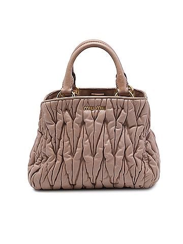 Miu Miu Matelasse Nappa Satchel (view 1)