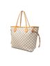 Louis Vuitton 100% Coated Canvas White Damier Azur Neverfull MM One size - photo 3