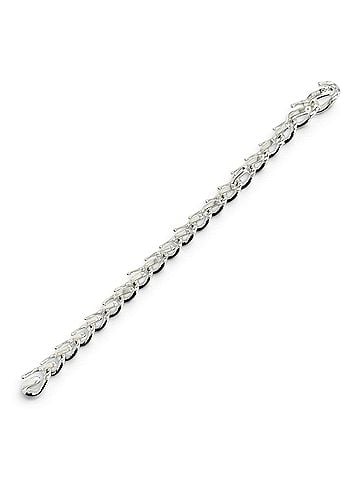 Tiffany & Co. TIFFANY&amp;Co. Tiffany Forge Medium Link Bracelet, AG925 High Polish Silver, Weight 35.6g, Women's. (view 2)