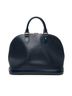 Louis Vuitton 100% Leather Blue Epi Alma PM One size - photo 1