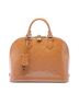 Louis Vuitton 100% Leather Brown Monogram Vernis Alma PM One size - photo 1