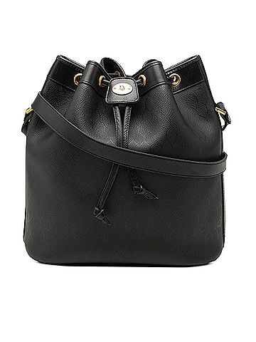 Dior Honeycomb Coated Canvas Drawstring Bucket Bag (view 1)