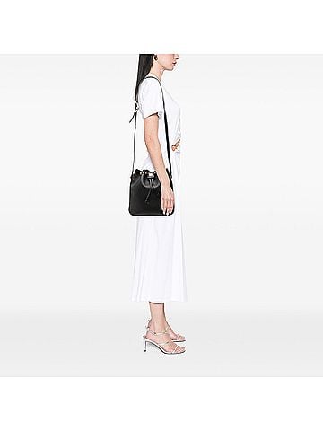 Dior Honeycomb Coated Canvas Drawstring Bucket Bag (view 2)