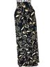 Ellen Tracy 100% Silk Floral Black Ivory Silk Skirt Size 6 - photo 1