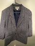 Bridgewater Classics 100% Polyester 55% Cotton 35% Linen Checkered-gingham Black White Blazer Size 12 - photo 3