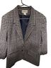 Bridgewater Classics 100% Polyester 55% Cotton 35% Linen Checkered-gingham Black White Blazer Size 12 - photo 2