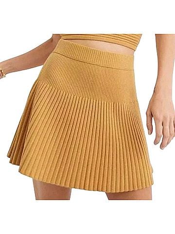 Aerie Take Charge Sweater Pleated Casual Skirt (view 1)