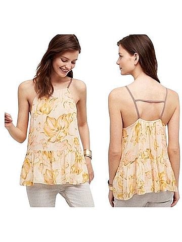Anthropologie HD in Paris Watercolor Floral Tank Tank Top (view 1)