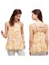 Anthropologie Floral Yellow Orange Tank Top Size S - photo 1