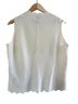 Allude 100% Wool Ivory Sleeveless Top Size S - photo 2