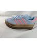 Adidas 100% Suede Gray Pink Sneakers Size 5 - photo 5